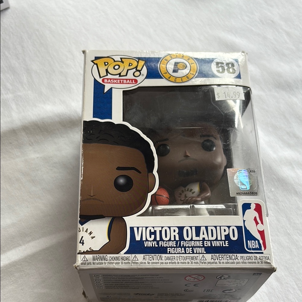 Funko NBA Victor Oladipo Pop Figure - Blue and White